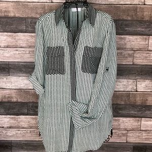 EUC button down blouse